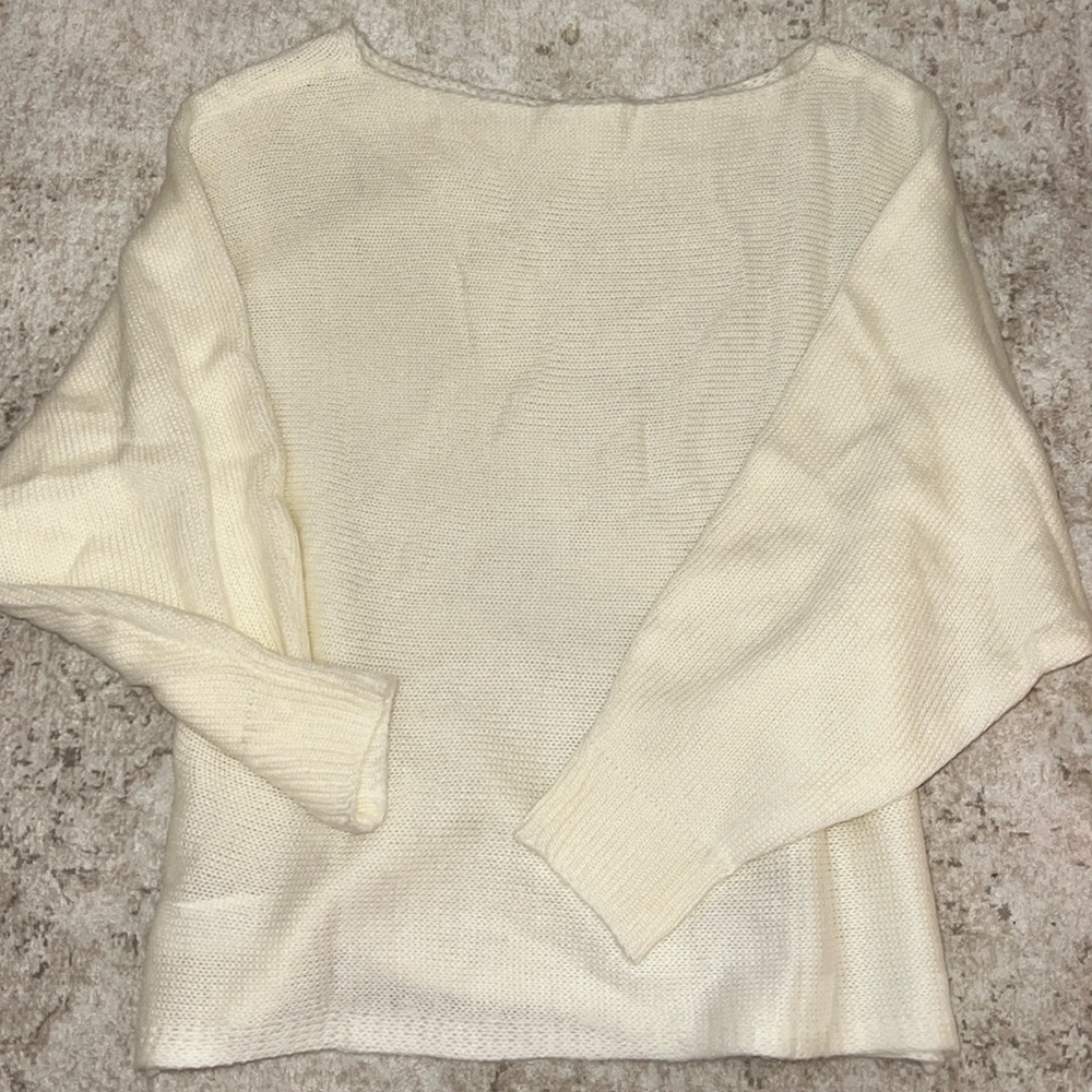 Off the shoulder sweater